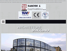 Tablet Screenshot of bandinicantarelli.com